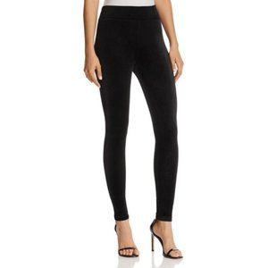 Aqua Bloomingdales Black Velvet Pants/ Leggings